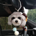 Custom wool felt pet pendant