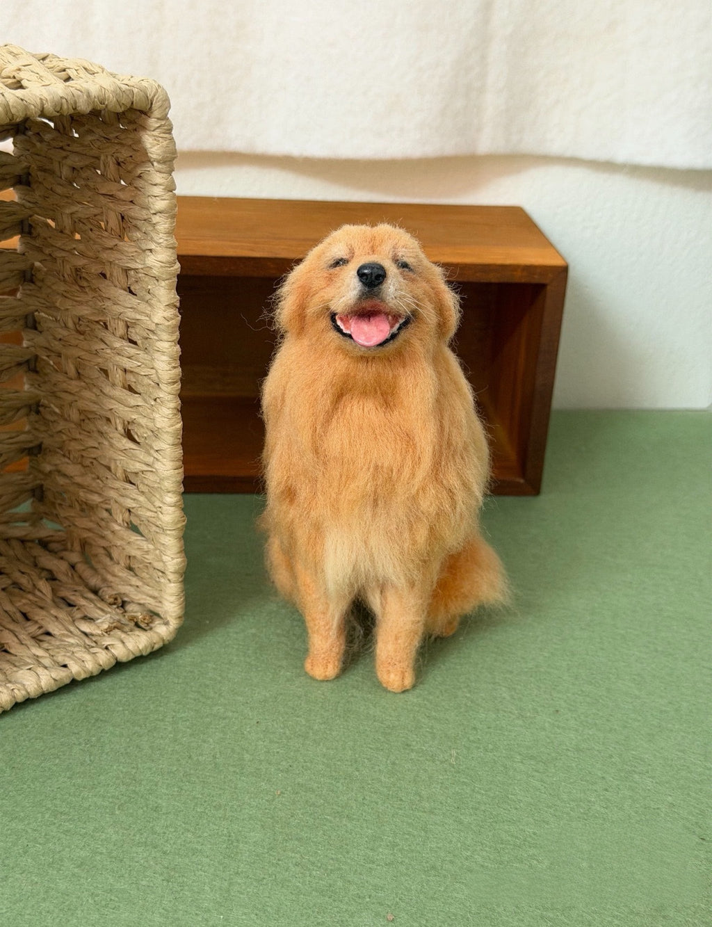 Custom Wool Felt Pet Portraits-Mini Full Body Figurine(7 -10 cm)