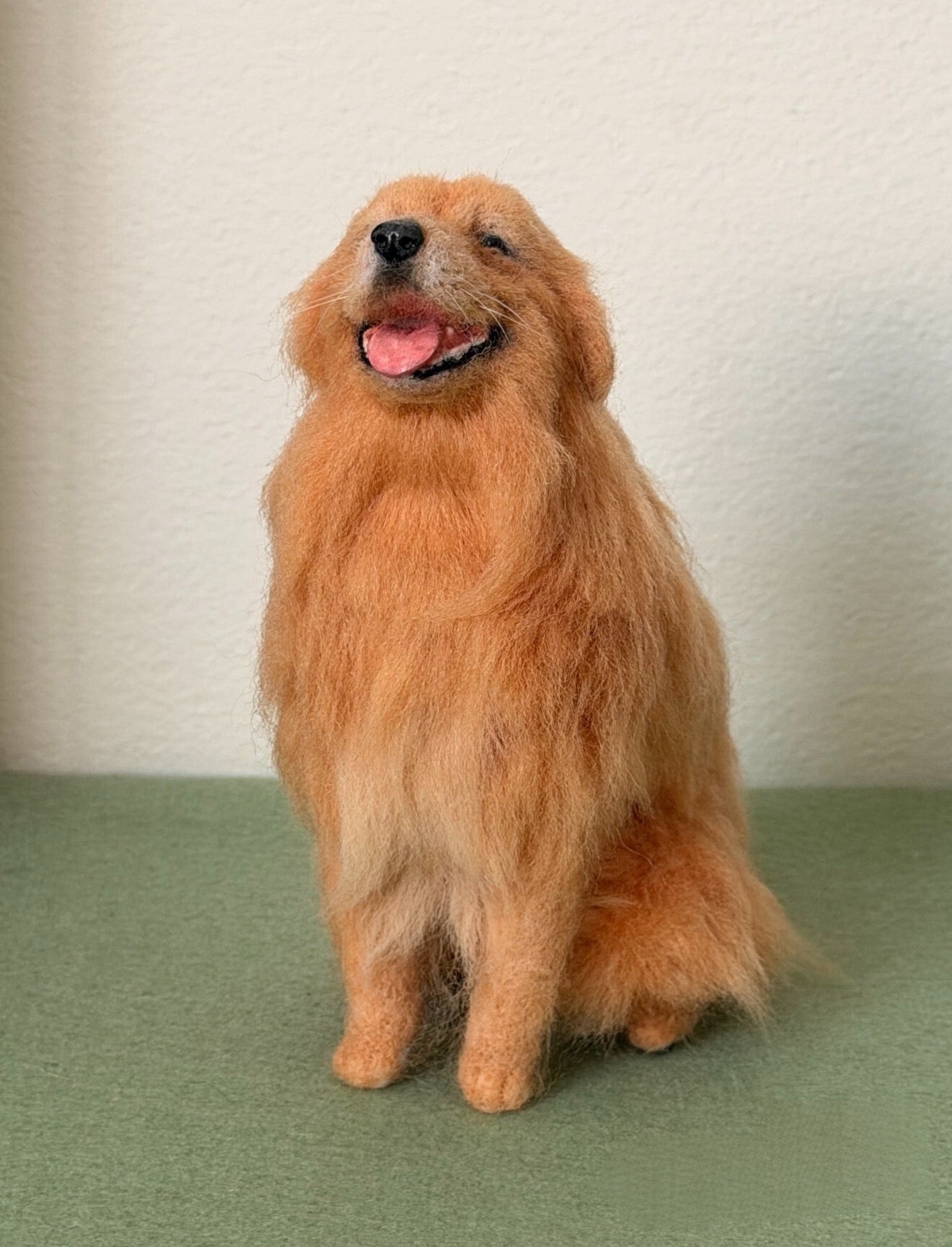 Custom Wool Felt Pet Portraits-Mini Full Body Figurine(7 -10 cm)