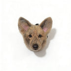 Custom wool felt pet pendant
