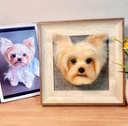 Custom Wool Felt Pet Portraits-Dog