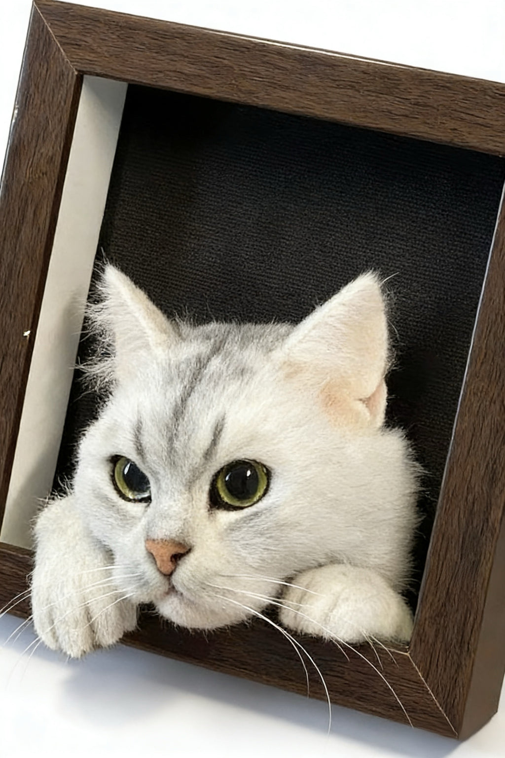 Custom Wool Felt Pet Portraits-Cat